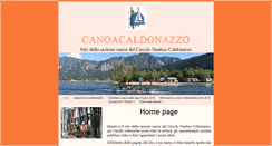 Desktop Screenshot of canoacaldonazzo.it